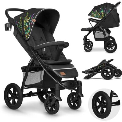 Lionelo Annet Tour - Geländewagen mit verstellbarem Griff, wasserdichtem Dach, 22kg Lionelo Annet Tour - Geländewagen mit verstellbarem Griff, wasserdichtem Dach, 22kg
