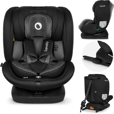 Lionelo Bastiaan i-Size - black/grey Lionelo Bastiaan i-Size - black/grey