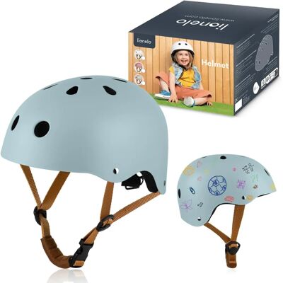 Lionelo Sisak - Kék Ég 50-56 cm Gyermek kerékpár sisak Lionelo Sisak - Kék Ég 50-56 cm Gyermek kerékpár sisak