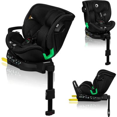 LIONELO Harmony i-Size - Child Car Seat - Black Carbon Bamboo LIONELO Harmony i-Size - Child Car Seat - Black Carbon Bamboo