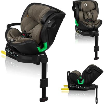 Lionelo Harmony i-Size - Car Seat - Green Olive Leather Lionelo Harmony i-Size - Car Seat - Green Olive Leather