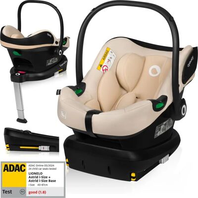 Lionelo Astrid i-Size Babysitz - Beigegrau - UK Lionelo Astrid i-Size Babysitz - Beigegrau - UK