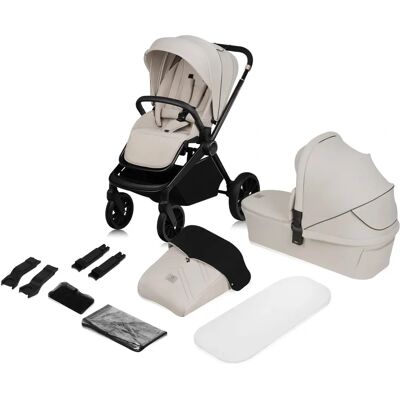 Lionelo Mika Plus 2w1 - All-Terrain Kinderwagen für Neugeborene bis 4 Jahre Lionelo Mika Plus 2w1 - All-Terrain Kinderwagen für Neugeborene bis 4 Jahre