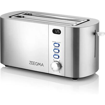 ZEEGMA TOSTEE CHEF - 1500 W, 4 fessure, 4 fette - Tostapane ZEEGMA TOSTEE CHEF - 1500 W, 4 fessure, 4 fette - Tostapane