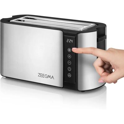 ZEEGMA TOSTEE CHEF EASY - 1500 W, 4 Schlitze, 4 Scheiben - Toaster ZEEGMA TOSTEE CHEF EASY - 1500 W, 4 Schlitze, 4 Scheiben - Toaster
