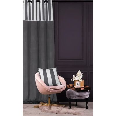 Tenda in Velluto Chic Stripe - Con Gancetti per Cameretta Tenda in Velluto Chic Stripe - Con Gancetti per Cameretta