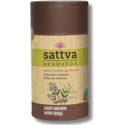 SATTVA Hellbraun Henna 150 g - Haarfarbe SATTVA Hellbraun Henna 150 g - Haarfarbe