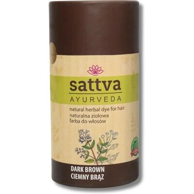 Sattva Dunkelbraune Henna - Haarfarbe, Kräuter, 150g Sattva Dunkelbraune Henna - Haarfarbe, Kräuter, 150g