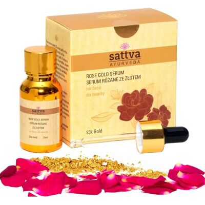 SATTVA Rose Gold Serum - Natürlich, Hydratisierend, Anti-Aging SATTVA Rose Gold Serum - Natürlich, Hydratisierend, Anti-Aging