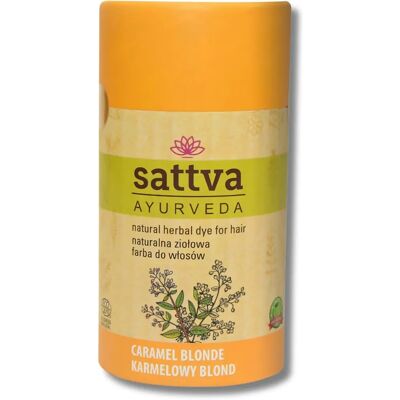 Sattva Kräuter Haarfarbe - Karamellblond - Natürliche Ayurvedafarbe Sattva Kräuter Haarfarbe - Karamellblond - Natürliche Ayurvedafarbe