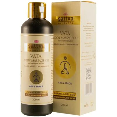Sattva Ashwagandha Entspannendes Massageöl 200ml - Massageöl Sattva Ashwagandha Entspannendes Massageöl 200ml - Massageöl
