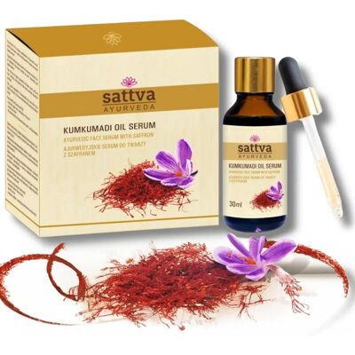 SATTVA Kumkumadi Öl Serum - Aufhellend, Nährend, Anti-Aging SATTVA Kumkumadi Öl Serum - Aufhellend, Nährend, Anti-Aging