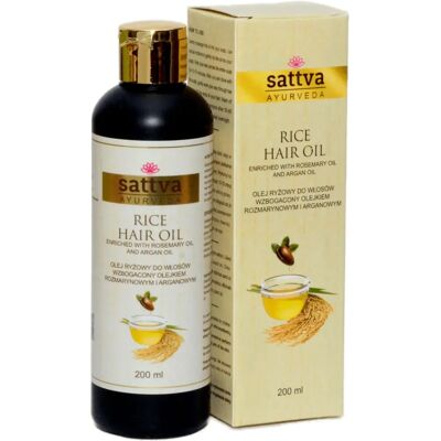SATTVA Reis & Rosmarin Argan Haaröl - Haarpflegeprodukt SATTVA Reis & Rosmarin Argan Haaröl - Haarpflegeprodukt