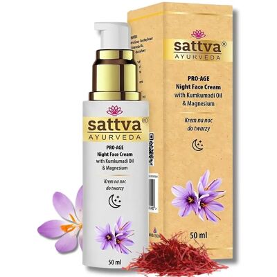 Sattva Ayurveda Nachtcreme - Kumkumadi & Magnesium - 50ml Sattva Ayurveda Nachtcreme - Kumkumadi & Magnesium - 50ml