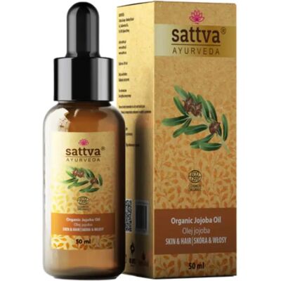 Sattva Jojobaöl - Bio, 50ml - Haut & Haarpflege Sattva Jojobaöl - Bio, 50ml - Haut & Haarpflege