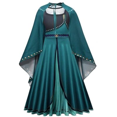 Unknown - Anna Frozen 2 Dress - Zielony - 110/116 - Kostium Unknown - Anna Frozen 2 Dress - Zielony - 110/116 - Kostium