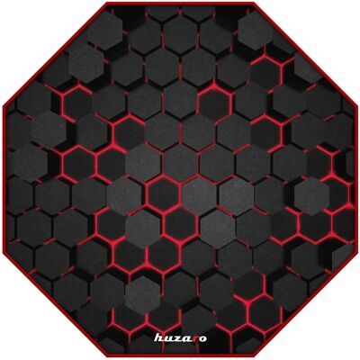 Huzaro FloorMat 2.0 Gaming-tuoli matto - 120cm, Musta/Punainen Huzaro FloorMat 2.0 Gaming-tuoli matto - 120cm, Musta/Punainen