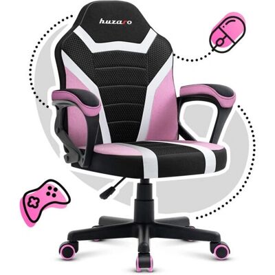 Huzaro HZ-Ranger 1.0 Pink Mesh Pelituoli - Lapset, Ergonominen, Säädettävä Huzaro HZ-Ranger 1.0 Pink Mesh Pelituoli - Lapset, Ergonominen, Säädettävä