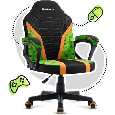 Chaise de gaming Huzaro Ranger 1.0 Pixel Mesh - Enfants Chaise de gaming Huzaro Ranger 1.0 Pixel Mesh - Enfants