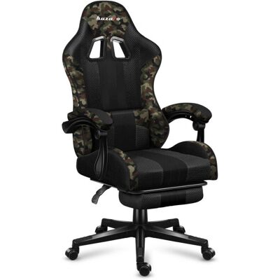 Huzaro Force 4.7 Camo Mesh Gaming-Stuhl - Ergonomisch, Atmungsaktiv, Verstellbar, 140Kg Max Huzaro Force 4.7 Camo Mesh Gaming-Stuhl - Ergonomisch, Atmungsaktiv, Verstellbar, 140Kg Max