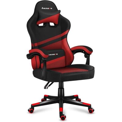 Silla de Juego Huzaro Force 4.4 - Ergonómica, Ajustable, Negro/Rojo Silla de Juego Huzaro Force 4.4 - Ergonómica, Ajustable, Negro/Rojo