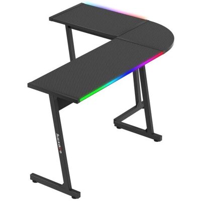 Bureau de jeu Huzaro Hero 6.0 RGB - Noir Bureau de jeu Huzaro Hero 6.0 RGB - Noir