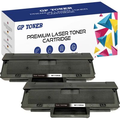 GP - GP-H106A - Czarny - 2x1000 stron - Kaseta tonera GP - GP-H106A - Czarny - 2x1000 stron - Kaseta tonera