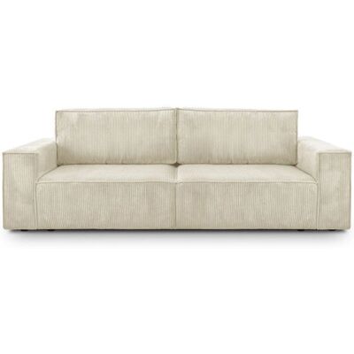 Harper - Convertible-3P-BeigeVelour - Beige Velours - Convertible avec coffre - Canapé - Publicité Harper - Convertible-3P-BeigeVelour - Beige Velours - Convertible avec coffre - Canapé - Publicité