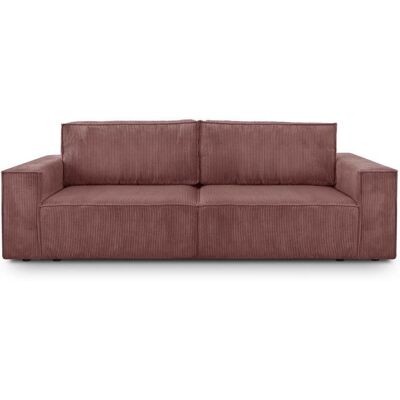 Harper - Canapé convertible 3 places - Velours rose - Sofa-lit - Publicité Harper - Canapé convertible 3 places - Velours rose - Sofa-lit - Publicité