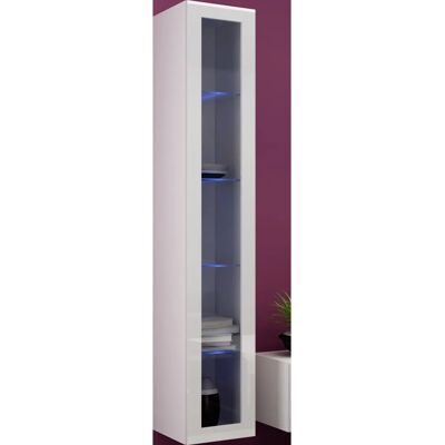 Cama Meble Vigo 180 Biały Wysoki Połysk Witryna - Storage Cabinet Cama Meble Vigo 180 Biały Wysoki Połysk Witryna - Storage Cabinet