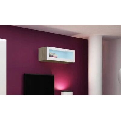 Cama Meble Vigo 90 Szklana Witryna - Nowoczesny Montowany na Ścianie Cama Meble Vigo 90 Szklana Witryna - Nowoczesny Montowany na Ścianie
