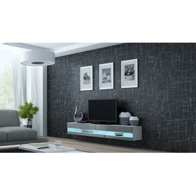 Cama RTVVIGO180N - Nowoczesny stolik RTV z 2 półkami Cama RTVVIGO180N - Nowoczesny stolik RTV z 2 półkami