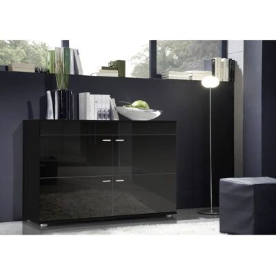 Cama Meble KLOGOII CZ/CZ Schwarz Glänzend Sideboard - Sideboard Cama Meble KLOGOII CZ/CZ Schwarz Glänzend Sideboard - Sideboard