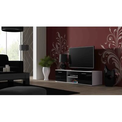 Cama SOHORTV140BI/CZ Weiß/Schwarz TV-Schrank - Entertainment-Center Cama SOHORTV140BI/CZ Weiß/Schwarz TV-Schrank - Entertainment-Center