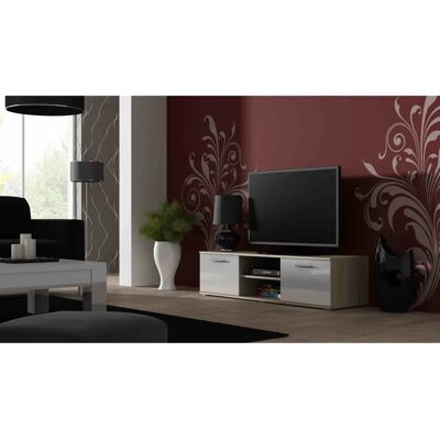 Cama SOHORTV140DS/BI TV-Schrank - Modern, Einfach zu montieren, Langlebig Cama SOHORTV140DS/BI TV-Schrank - Modern, Einfach zu montieren, Langlebig