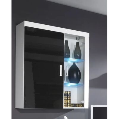 Cama Meble Cama Hängeschrank Samba Weiß/Schwarz Hochglanz Cama Meble Cama Hängeschrank Samba Weiß/Schwarz Hochglanz