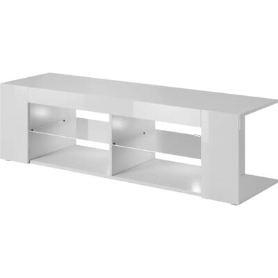 Cama Texas Fernsehtisch - Modern, Weiß, 2 Regale Cama Texas Fernsehtisch - Modern, Weiß, 2 Regale