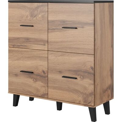 Cama Meble Cama Sideboard Lotta 110 4D Wotan Eiche - Sideboard Cama Meble Cama Sideboard Lotta 110 4D Wotan Eiche - Sideboard