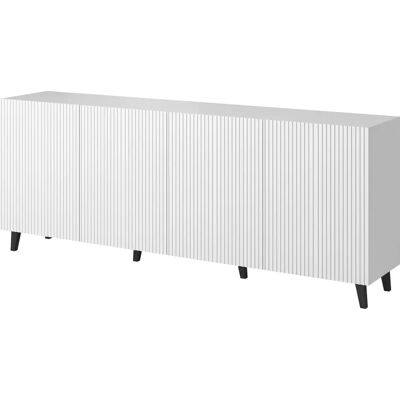 Cama Meble Pafos 200x42x82 Weiß Matt - Kommode Cama Meble Pafos 200x42x82 Weiß Matt - Kommode