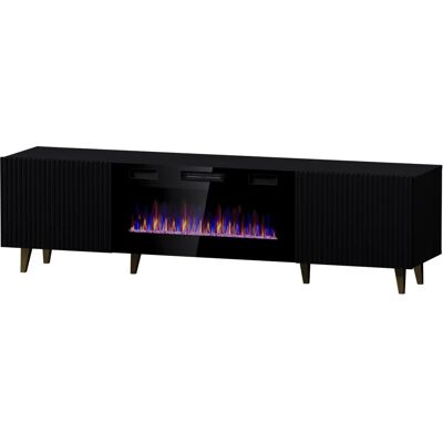 Cama Meble PAFOS Elektrischer Kamin TV Schrank - Modern 180x49x42 cm Cama Meble PAFOS Elektrischer Kamin TV Schrank - Modern 180x49x42 cm