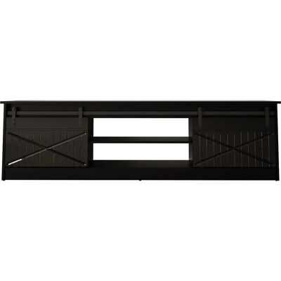 Cama Meble Granero TV-Schrank - Schwarz - 3 Regale - TV-Schrank Cama Meble Granero TV-Schrank - Schwarz - 3 Regale - TV-Schrank