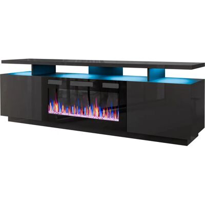 Cama MEBLE Elektrischer Kamin TV Schrank - 180x40x52cm Cama MEBLE Elektrischer Kamin TV Schrank - 180x40x52cm