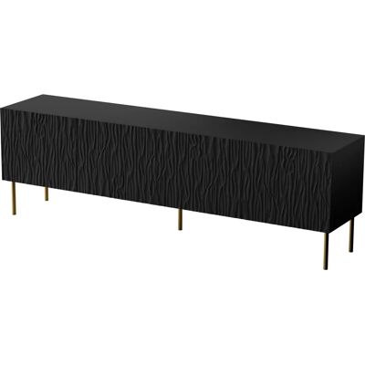 Cama RTV190CZ Czarny matowy mebel pod telewizor - Nowoczesne centrum rozrywki Cama RTV190CZ Czarny matowy mebel pod telewizor - Nowoczesne centrum rozrywki