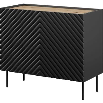 Cama Meble Onda Schwarze Kommode - Kommode Cama Meble Onda Schwarze Kommode - Kommode