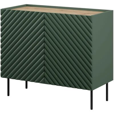 Cama Meble Onda 98x45 2D Grüne Kommode Cama Meble Onda 98x45 2D Grüne Kommode
