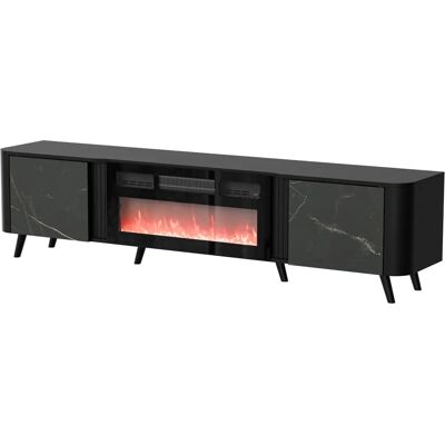 Cama Cama Rtv TV-Schrank Schwarz/San Sebastian - Unterhaltungszentrum Cama Cama Rtv TV-Schrank Schwarz/San Sebastian - Unterhaltungszentrum