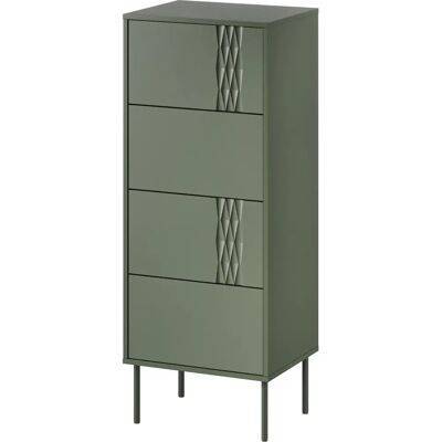 Cama Meble 4S Tresse Grüner Schubladenschrank - Aufbewahrungsmöbel Cama Meble 4S Tresse Grüner Schubladenschrank - Aufbewahrungsmöbel