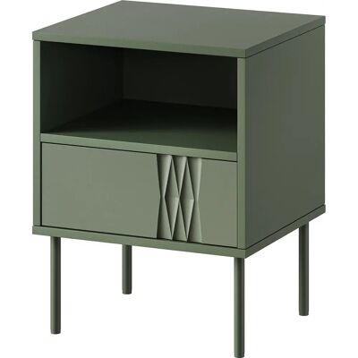 Stolik nocny TRESSE 400091 - Szafka nocna - 2 szt. Tresse 44x40x53 Zielony Stolik nocny TRESSE 400091 - Szafka nocna - 2 szt. Tresse 44x40x53 Zielony