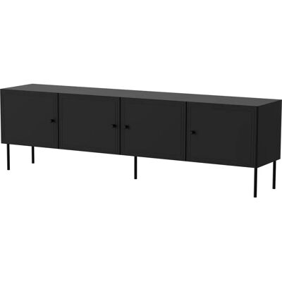 Cama Meble - Palazzo Bis - Schwarz Matt - TV cabinet Cama Meble - Palazzo Bis - Schwarz Matt - TV cabinet