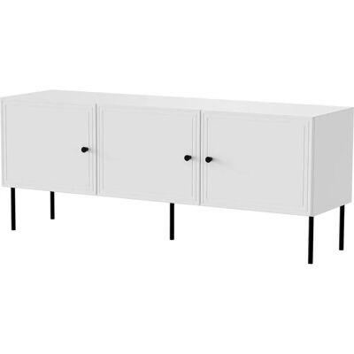 Cama Meble Rtv 3D Biały Mat Szafka RTV - TV cabinet Cama Meble Rtv 3D Biały Mat Szafka RTV - TV cabinet